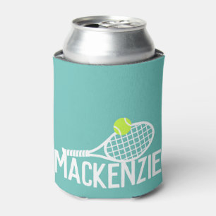 Personalised Name Tennis Can Cooler
