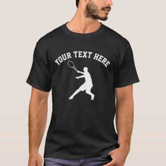 Personalised name tennis team t shirts