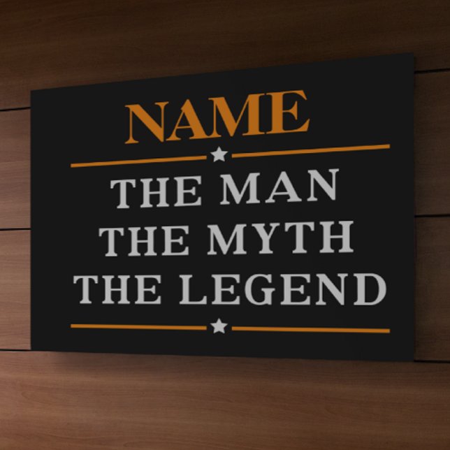 Personalised Name The Man The Myth The Legend Banner (Creator Uploaded)