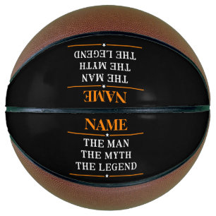 Personalised Name The Man The Myth The Legend Basketball