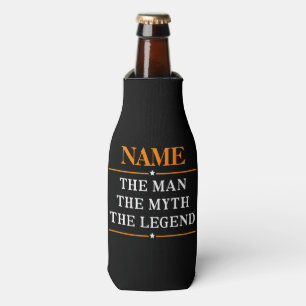 Personalised Name The Man The Myth The Legend Bottle Cooler