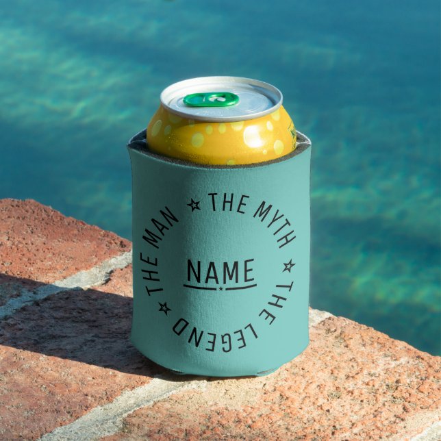 Personalised Name The Man The Myth The Legend Can Cooler (In Situ Pool)