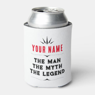 Personalised Name The Man The Myth The Legend  Can Cooler
