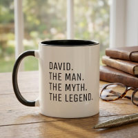 Personalised Name The Man The Myth The Legend Coff