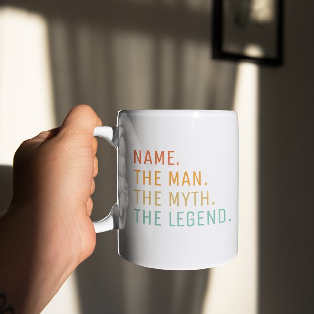 Personalised Name The Man The Myth The Legend Coffee Mug (Creator Uploaded)