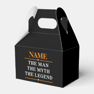 Personalised Name The Man The Myth The Legend Favour Box