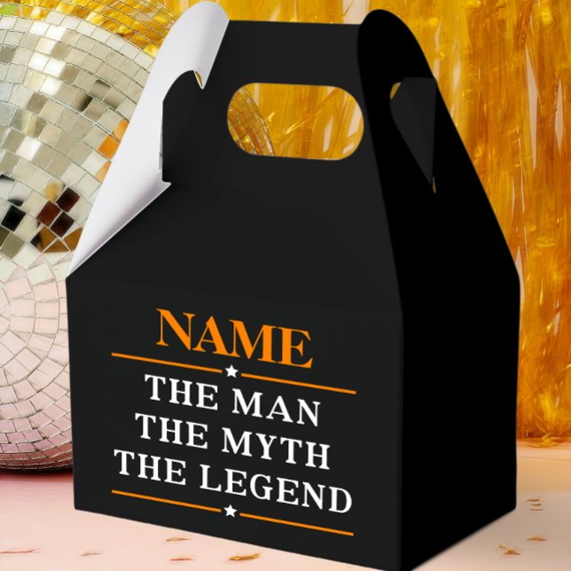 Personalised Name The Man The Myth The Legend Favour Box (Creator Uploaded)