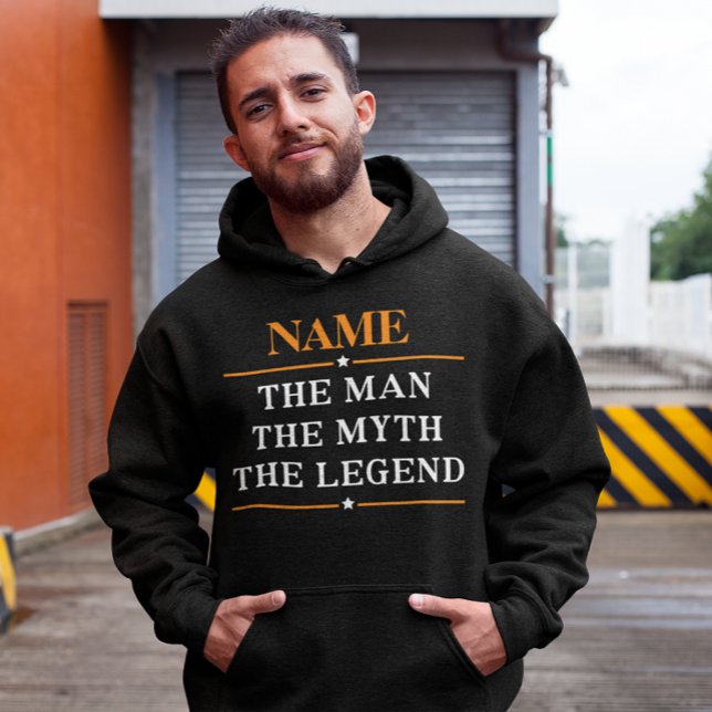 Personalised Name The Man The Myth The Legend Hoodie (Creator Uploaded)