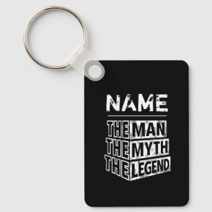 Personalised Name The Man The Myth The Legend Key Ring
