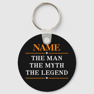 Personalised Name The Man The Myth The Legend Key Ring
