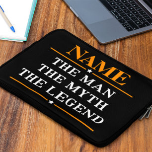 Personalised Name The Man The Myth The Legend Laptop Sleeve
