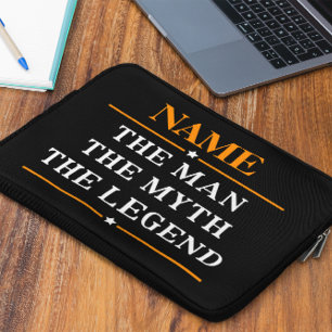 Personalised Name The Man The Myth The Legend Laptop Sleeve