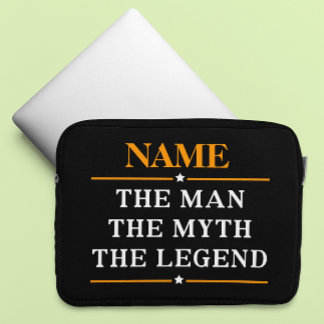 Personalised Name The Man The Myth The Legend Laptop Sleeve