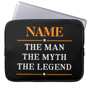 Personalised Name The Man The Myth The Legend Laptop Sleeve