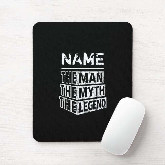 Personalised Name The Man The Myth The Legend Mouse Pad (With Mouse)