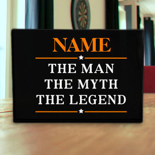 Personalised Name The Man The Myth The Legend Photo Block