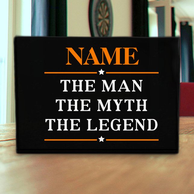Personalised Name The Man The Myth The Legend Photo Block (Creator Uploaded)