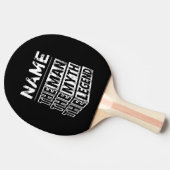 Personalised Name The Man The Myth The Legend Ping Pong Paddle (Side)