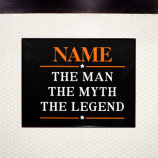 Personalised Name The Man The Myth The Legend Poster