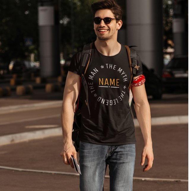 Personalised Name The Man The Myth The Legend T-Sh T-Shirt (Creator Uploaded)