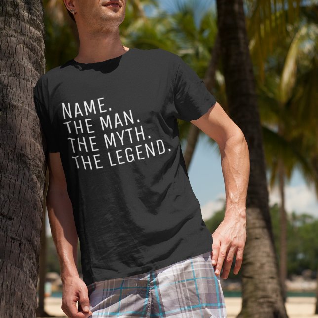 Personalised Name The Man The Myth The Legend T-Sh T-Shirt (Creator Uploaded)
