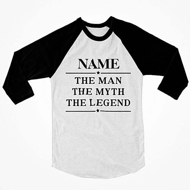 Personalised Name The Man The Myth The Legend T-Shirt (Creator Uploaded)