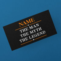 Personalised Name The Man The Myth The Legend