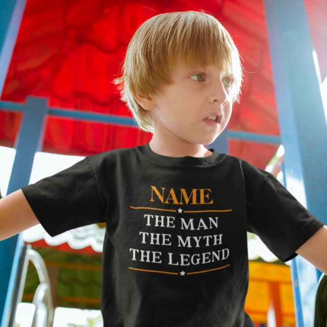 Personalised Name The Man The Myth The Legend Toddler T-Shirt (Creator Uploaded)