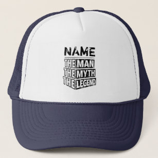 Personalised Name The Man The Myth The Legend Trucker Hat