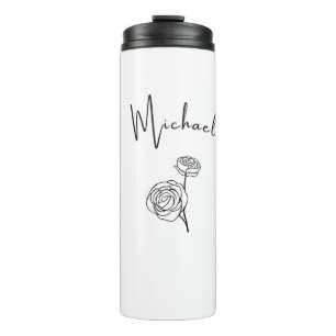 Personalised name thermal tumbler