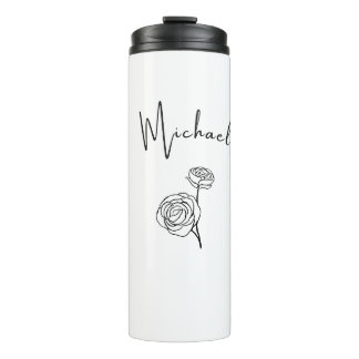 Personalised name thermal tumbler