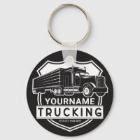 Personalised NAME Trucking Big Rig Semi Trucker