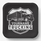 Personalised NAME Trucking Big Rig Semi Trucker
