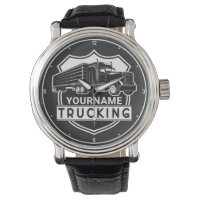Personalised NAME Trucking Big Rig Semi Trucker