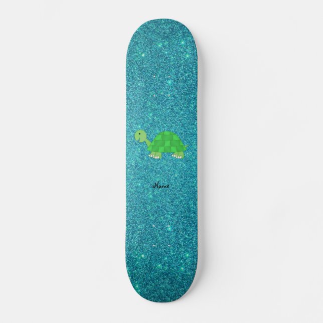 Personalised name turtle skateboard (Front)