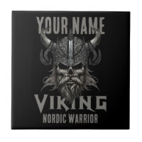 Personalised NAME Viking Warrior Heritage 