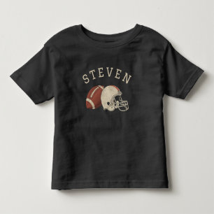 Personalised Name Vintage American Football Game   Toddler T-Shirt