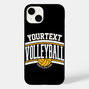 Personalised NAME Volleyball Player School Team  Case-Mate iPhone 14 Case