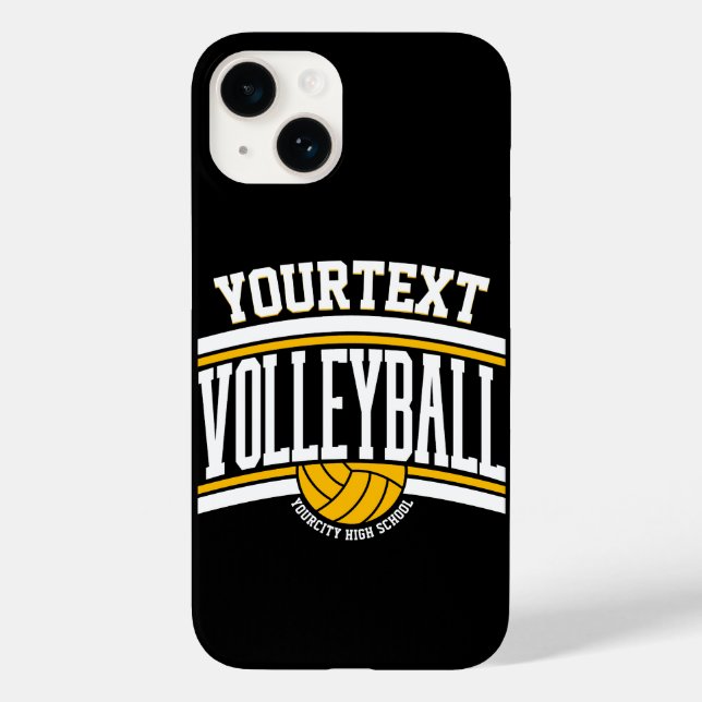 Personalised NAME Volleyball Player School Team  Case-Mate iPhone Case (Back)