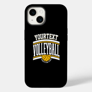 Personalised NAME Volleyball Player School Team iPhone 14 Case