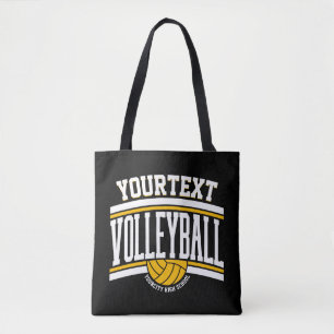 Personalised NAME Volleyball Player School Team  Tote Bag