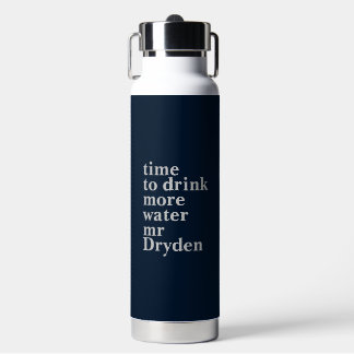 Personalised name water bottle