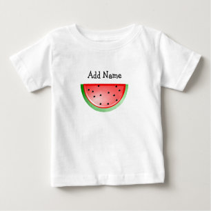 Personalised Name Watermelon Kid's Tshirt