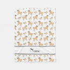 Personalised name white Pug dogs