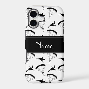 Personalised name white skydiving pattern