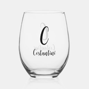 Personalised Name Wine Glass