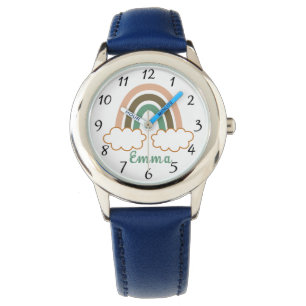 Personalised Name with Trendy Boho Rainbow Watch
