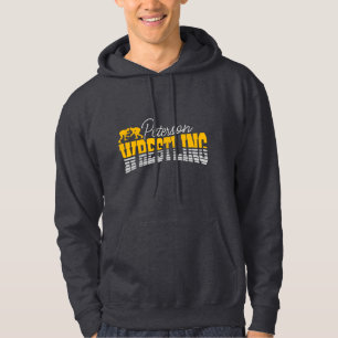 Personalised NAME Wrestling School Team Wrestler Hoodie