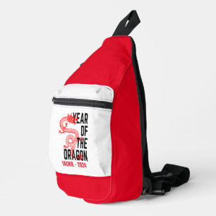 Personalised Name Year of the Dragon Birth Year Sling Bag