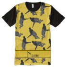 Personalised name yellow wrestling